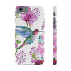 Hummingbird Flowers Slim Phone Case for iPhone, Samsung Galaxy, and Android - We Love Hummingbirds