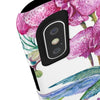 Hummingbird Flowers Slim Phone Case for iPhone, Samsung Galaxy, and Android - We Love Hummingbirds