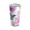 Hummingbird Flowers Tumbler in 20oz Size - Perfect Gift Idea! - We Love Hummingbirds