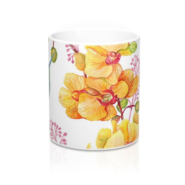 Hummingbird Garden Flowers Coffee & Tea Mug - Limited Edition Design - We Love Hummingbirds