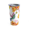 Hummingbird Garden Flowers Tumbler in 20oz Size - Perfect Gift Idea! - We Love Hummingbirds