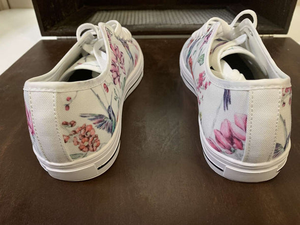 Hummingbird Garden Low Top Canvas Shoes - We Love Hummingbirds