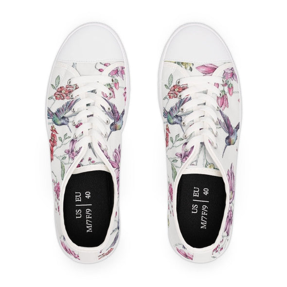 Hummingbird Garden Low Top Canvas Shoes - We Love Hummingbirds