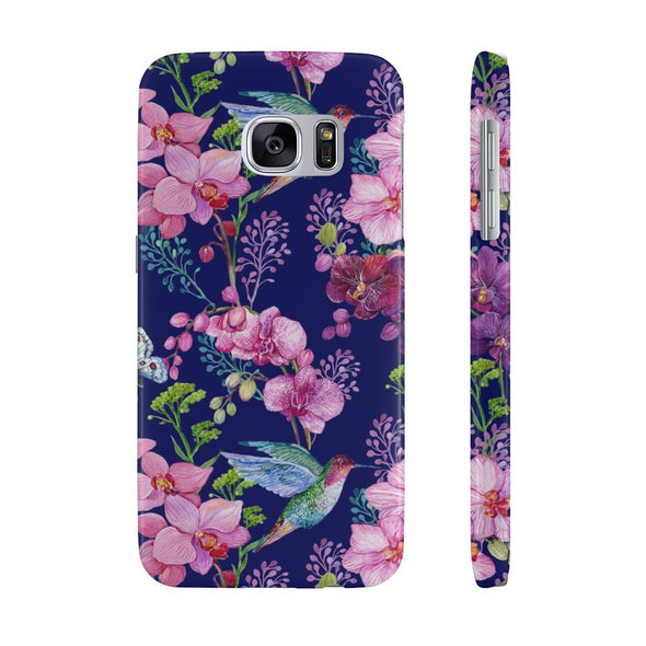 Hummingbird Garden Slim Phone Case for iPhone, Samsung Galaxy, and Android - We Love Hummingbirds