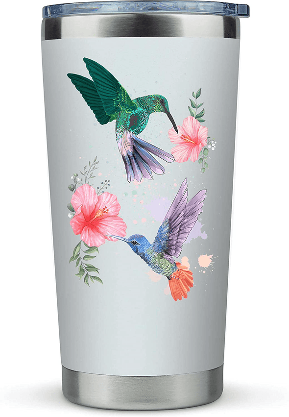 Hummingbird Gifts for Women - Large 20Oz Tumbler Mug for Coffee or Any Drink - Cute Idea for Bird Lovers - We Love Hummingbirds
