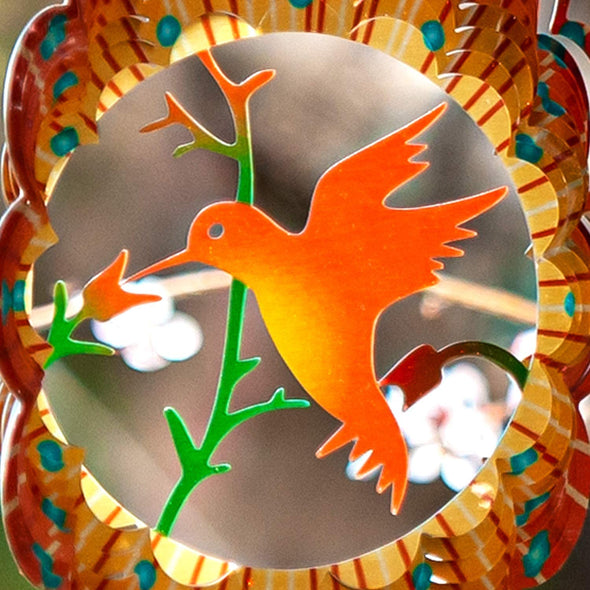 Hummingbird Lovebird Wind Spinner - We Love Hummingbirds