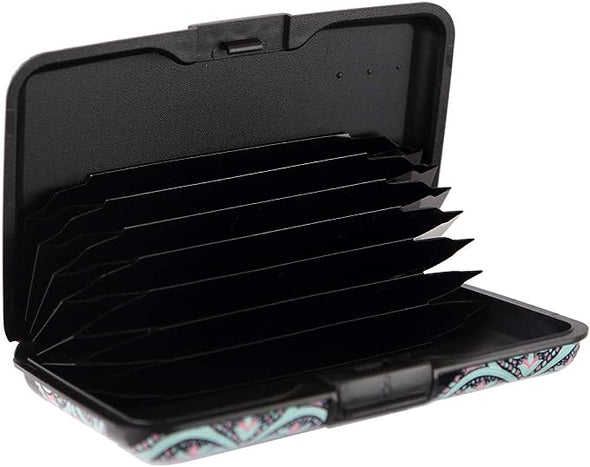 Hummingbird Mini Aluminum Hard Case RFID Blocking Wallet with Card Slots - We Love Hummingbirds