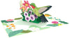 Hummingbird Pop Up Mother's Day Card for Mom - 3D - We Love Hummingbirds