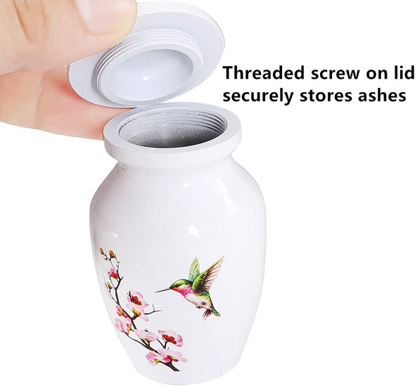 Hummingbird Small Urn for Human Ashes or Pet Ashes - We Love Hummingbirds