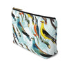 Hummingbird Watercolor Accessory Pouch & Makeup Bag - We Love Hummingbirds