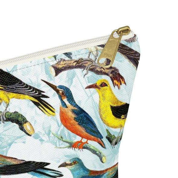 Hummingbird Watercolor Accessory Pouch & Makeup Bag - We Love Hummingbirds