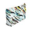 Hummingbird Watercolor Accessory Pouch & Makeup Bag - We Love Hummingbirds