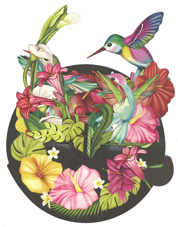 Hummingbirds 3D Pop up Card - We Love Hummingbirds