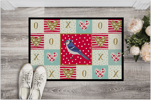 Jay Bird Love Non-Slip Door Mat - We Love Hummingbirds