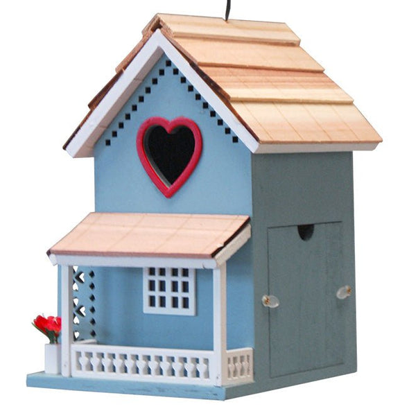 Lover's Lane Cottage Bird House - We Love Hummingbirds