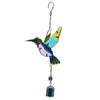 Metal Hummingbird Wind Chime Outdoor Kingfisher With Bell - We Love Hummingbirds