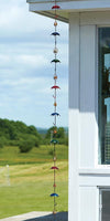 Multicolored Umbrella & Bell Copper Rain Chain - We Love Hummingbirds