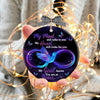 My Mind Still Talks to You Infinity Symbol Memorial Christmas Tree Ornament - We Love Hummingbirds