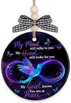 My Mind Still Talks to You Infinity Symbol Memorial Christmas Tree Ornament - We Love Hummingbirds