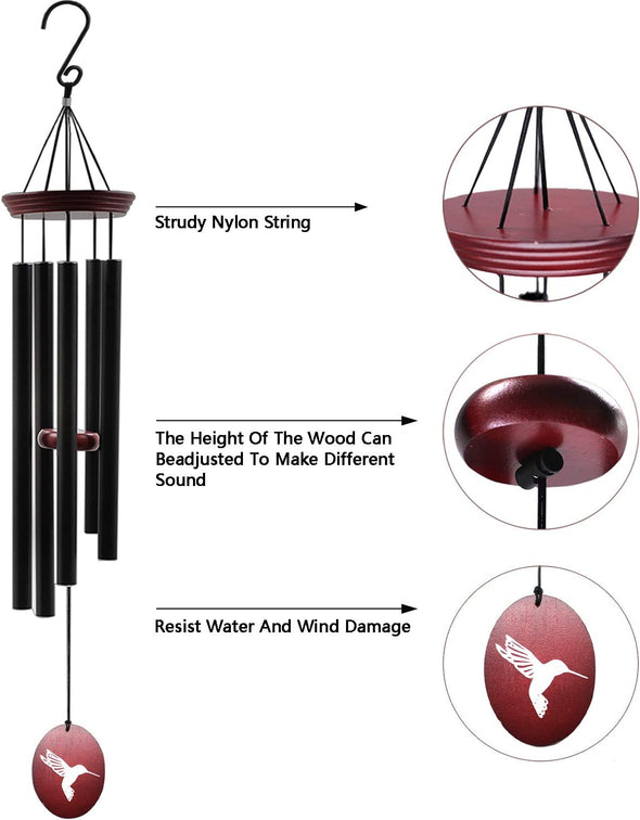 Outdoor Hummingbird Wind Chimes - We Love Hummingbirds