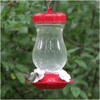 Perky-Pet 132TF 24-Ounce Glass Top Fill Hummingbird Feeder,Red,Large - We Love Hummingbirds