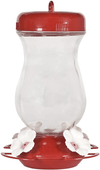 Perky-Pet 132TF 24-Ounce Glass Top Fill Hummingbird Feeder,Red,Large - We Love Hummingbirds