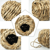 Puninoto Humming Bird Houses for outside Hanging, Natural Grass Hanging Bird Hut, Hand Woven Hummingbird Nest, Large Wren Finch Bird House for Garden Window Outdoor Home Decoration, 3 Pack - We Love Hummingbirds