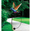 Purple Coronet Rocker Hummingbird Stake - We Love Hummingbirds