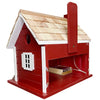 Red Christmas Cape Bird House with LEDs Bird House - We Love Hummingbirds