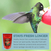 Sapphire Labs Naturally Fresh Hummingbird Nectar with Nectar Defender Lasts Longer in Hummingbird Feeders | Makes 96 Oz of Clear Hummingbird Nectar | an Easy Mix Hummingbird Nectar Powder - We Love Hummingbirds