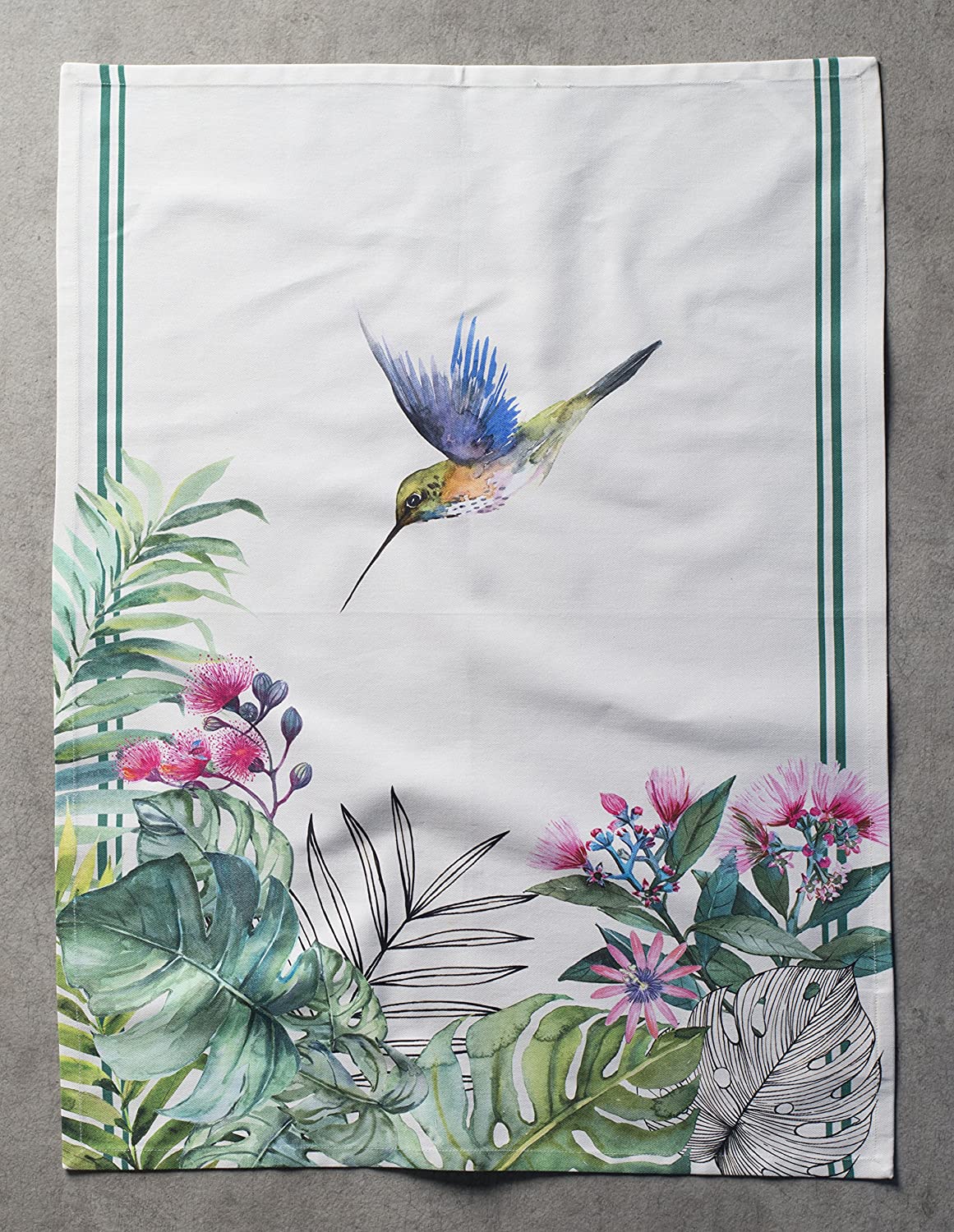 Set of 3 Multi-Purpose Hummingbird Kitchen Towel Soft Absorbent