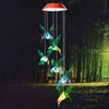 Solar LED Hummingbird Wind Chimes - We Love Hummingbirds