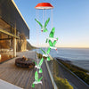 Solar LED Hummingbird Wind Chimes - We Love Hummingbirds