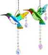 Stained Glass Window Hanging Ornaments - We Love Hummingbirds