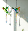 Stained Glass Window Hanging Ornaments - We Love Hummingbirds