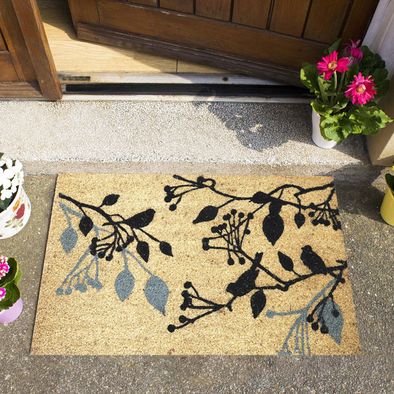 Chirping Birds Coco Non-Slip Outdoor Door Mat