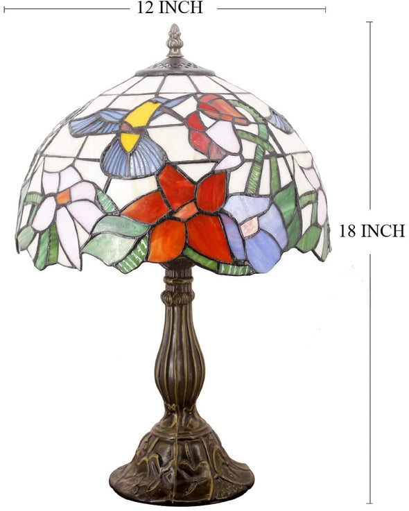 Tiffany Hummingbird Stained Glass Lamp - We Love Hummingbirds