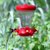Top Fill Push-Pull 16-ounce Magnolia Plastic Hummingbird Feeder - We Love Hummingbirds
