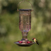 Vintage Amethyst Glass Hummingbird Feeder - Holds 20 oz of Nectar - We Love Hummingbirds