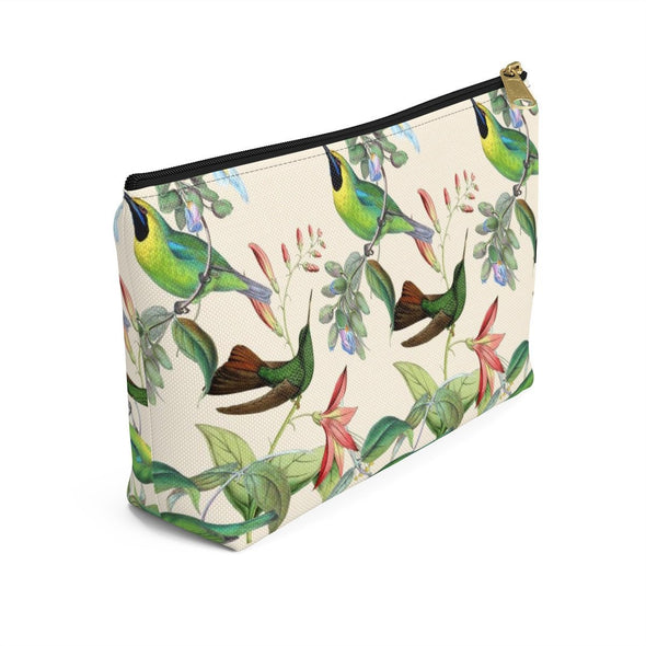 Vintage Hummingbird Accessory Pouch & Makeup Bag - We Love Hummingbirds