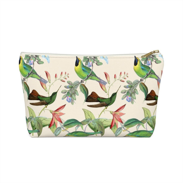 Vintage Hummingbird Accessory Pouch & Makeup Bag - We Love Hummingbirds