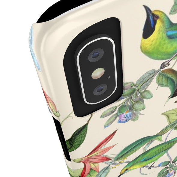 Vintage Hummingbirds Slim Phone Case for iPhone, Samsung Galaxy, and Android - We Love Hummingbirds
