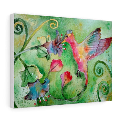 Watercolor Pink Hummingbird Wall Art Decor - We Love Hummingbirds