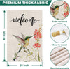 Welcome Hummingbird Garden Flag - We Love Hummingbirds