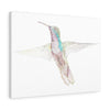 White Hummingbird Wall Art Decor - We Love Hummingbirds