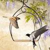 Winemana Set of 3 Hummingbird Swings, Rust Resistant Metal Frame, Wooden Dowel, Attach to Bird Feeders, Perfect for Hanging Indoor Office Outdoor Trunk Lawn Patio Garden (Double-Layer) - We Love Hummingbirds